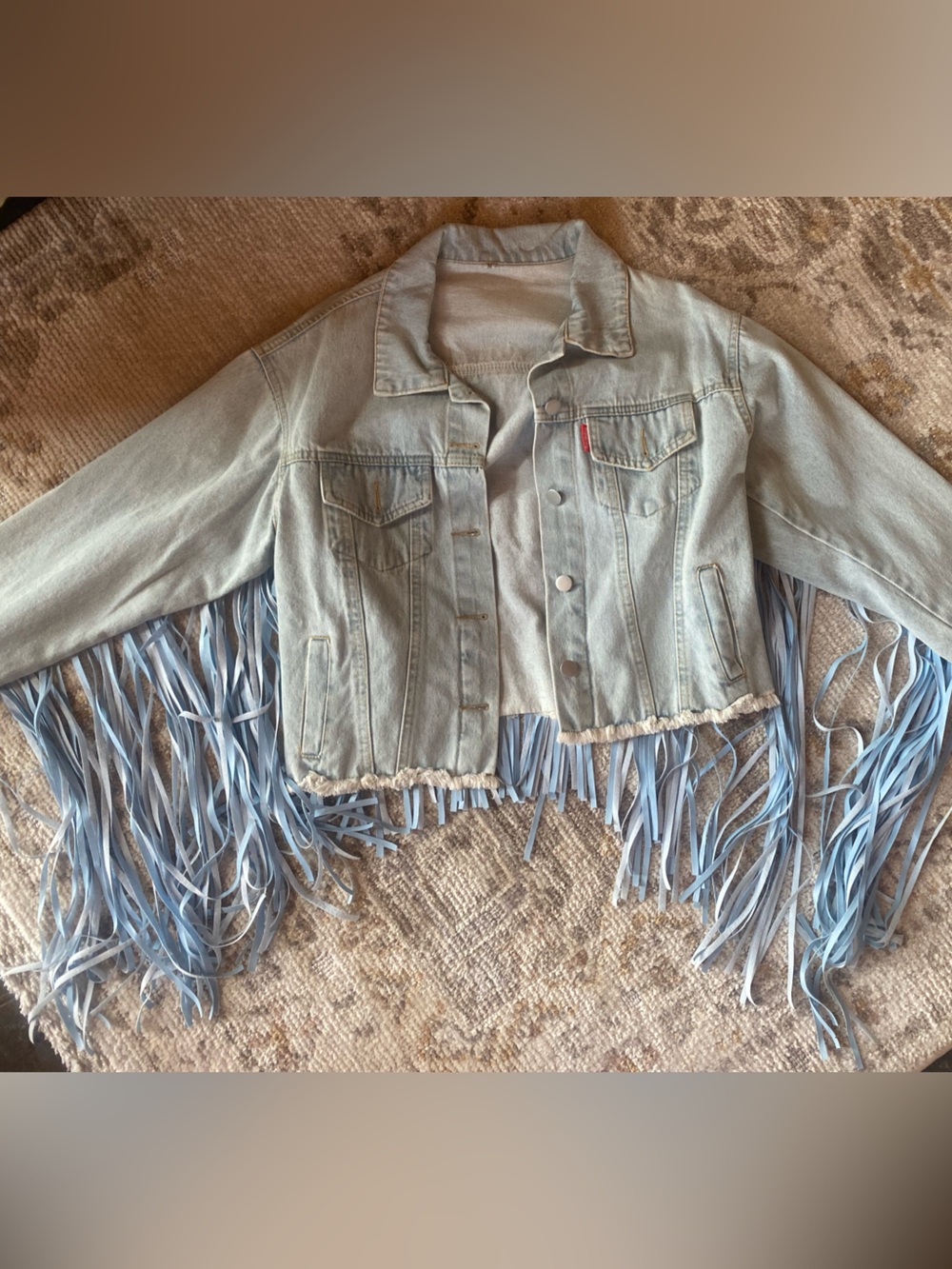 Fringe Denim Jacket